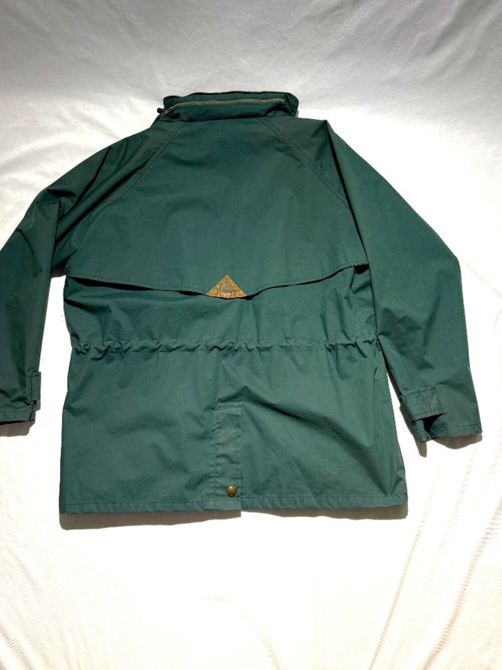 Mountain Horse Riding Wear Womens Coat 12 Large Green Vented Full Zip - Picture 3 of 10